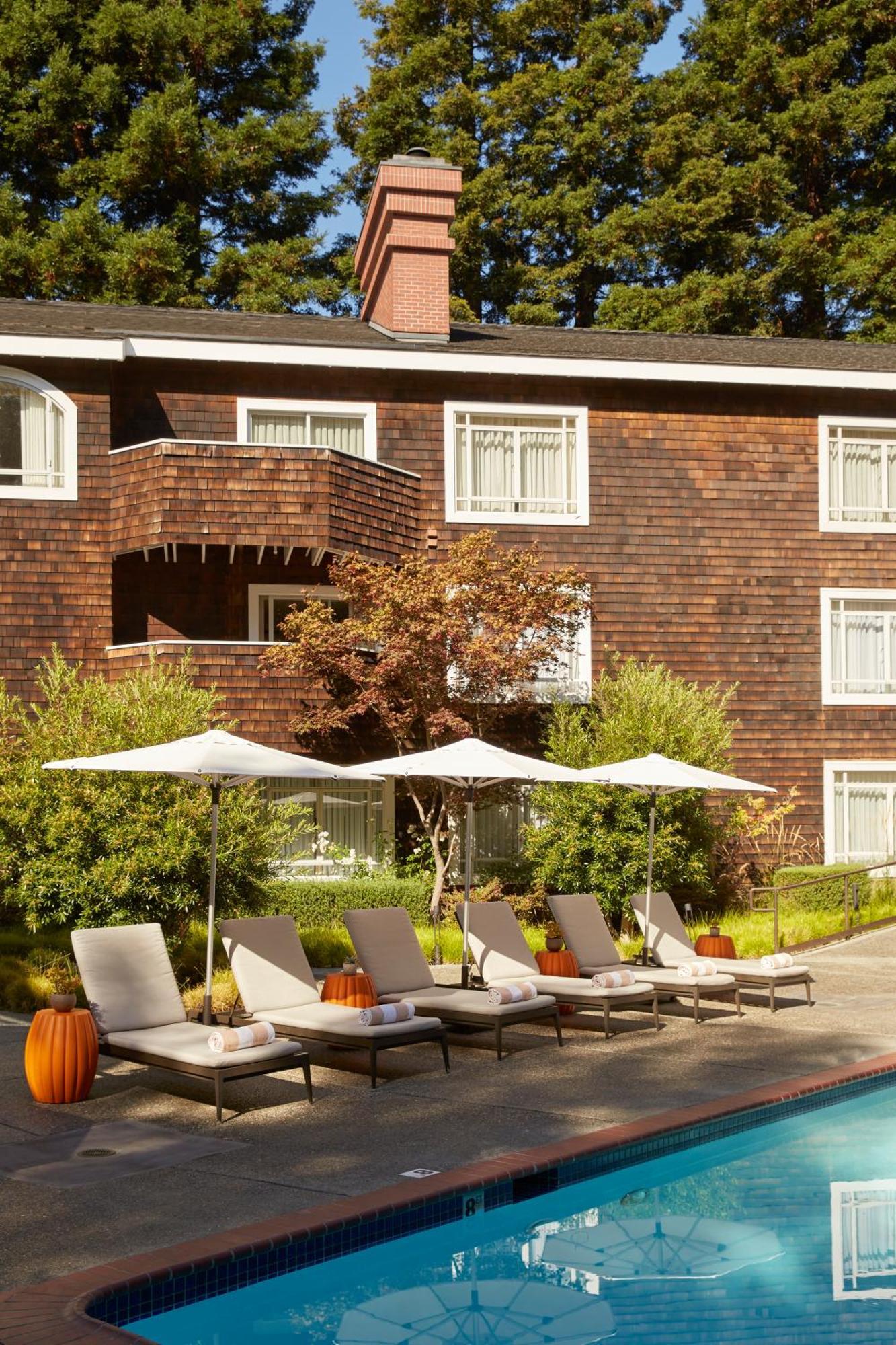 The Stanford Park Hotel Менло Парк Екстериор снимка