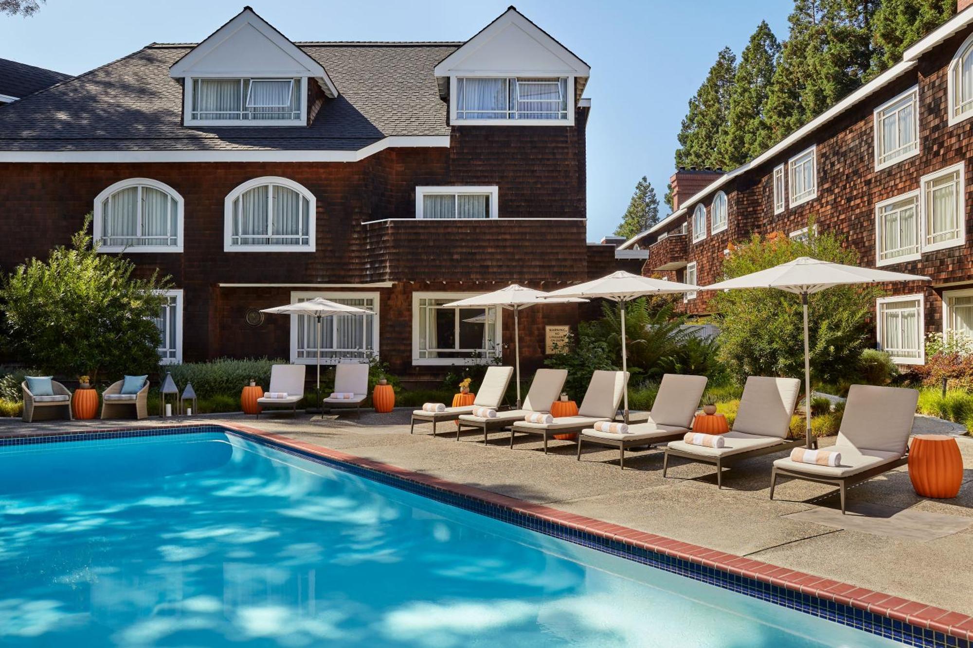 The Stanford Park Hotel Менло Парк Екстериор снимка