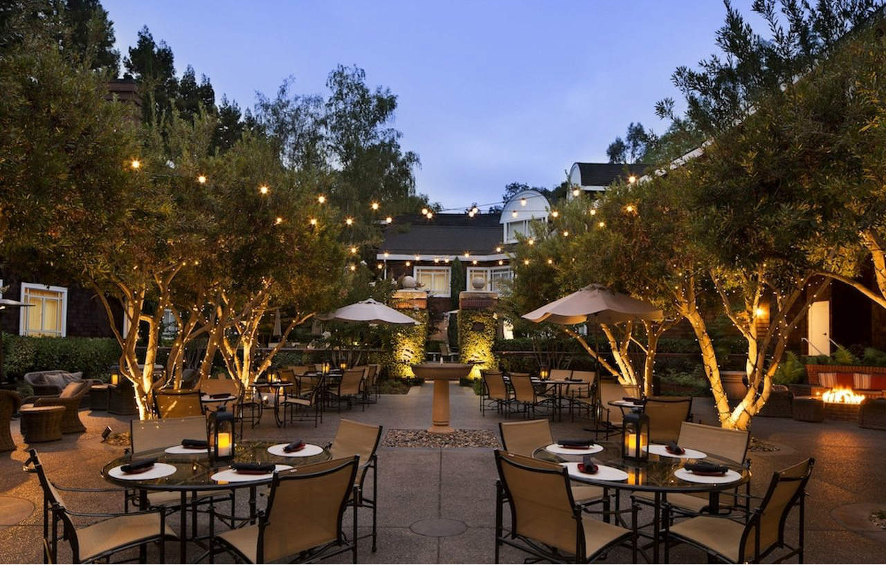 The Stanford Park Hotel Менло Парк Екстериор снимка